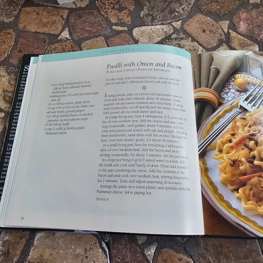 Williams-Sonoma Kitchen Library Pasta Cookbook, Small Hardcover
